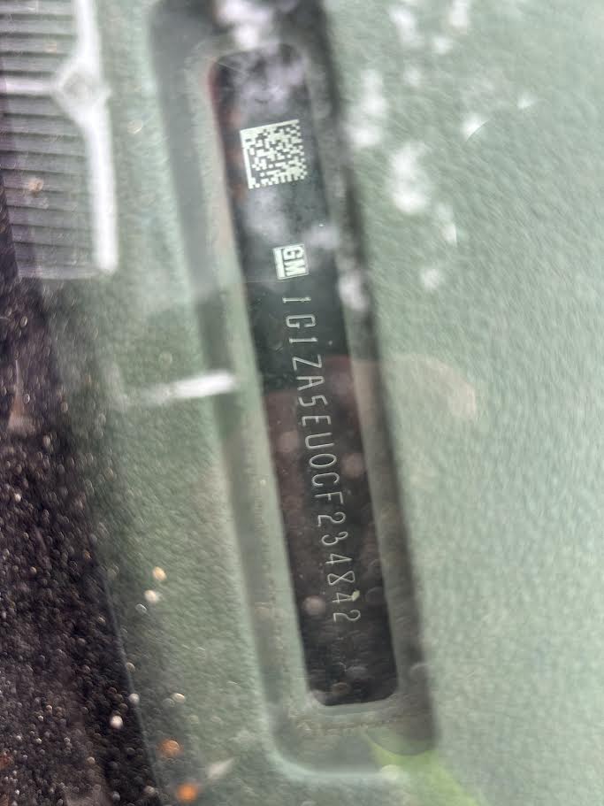 2012 Chevrolet Malibu - Court Order