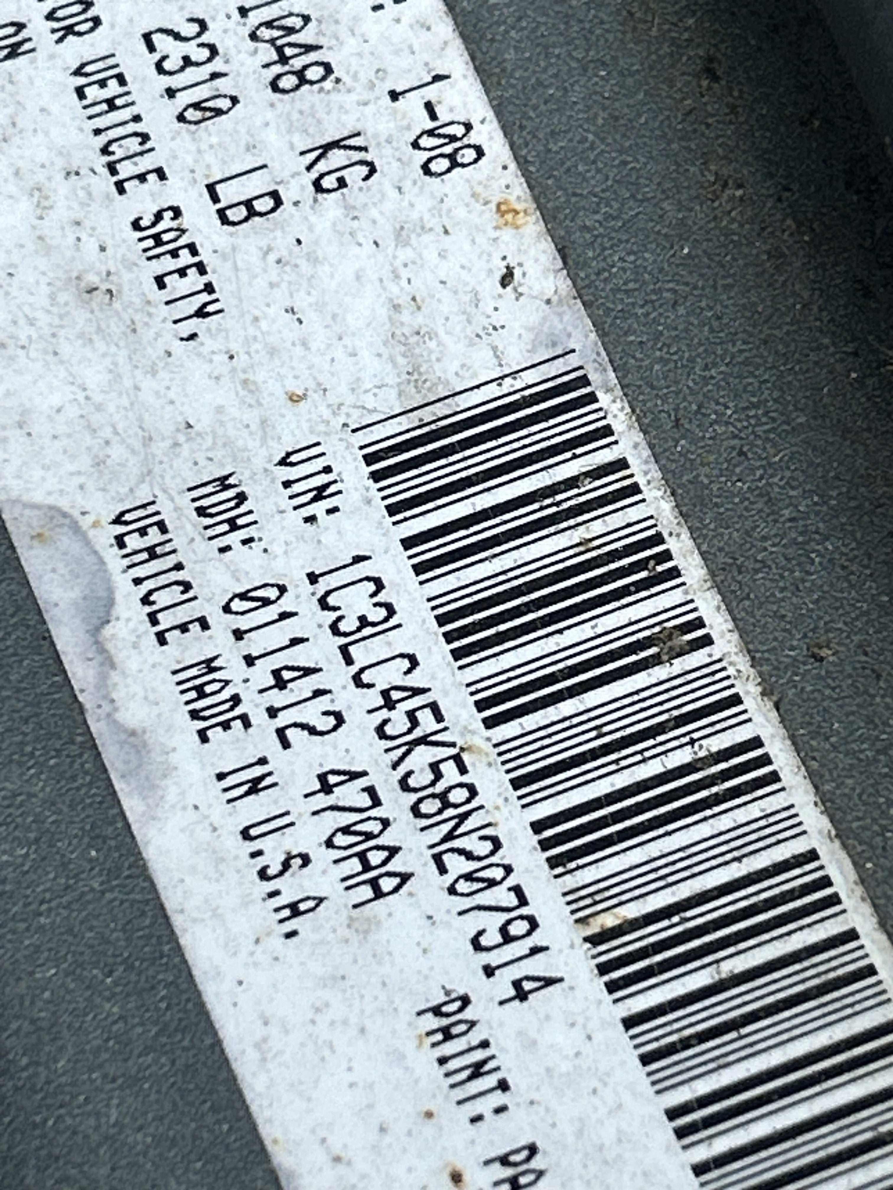 2008 Chrysler Sebring - Court Order